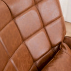 Poltrona in similpelle Sedia d'accento moderna set da 2