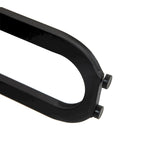 Set di 2 sedie da pranzo contemporanee in PU, sedia a botte con gambe in metallo nero opaco e cuscino rotondo ispessito