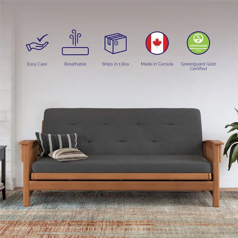 Materasso per futon DHP Trule da 6 pollici con molle Bonnell
