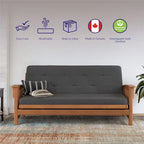 Materasso per futon DHP Trule da 6 pollici con molle Bonnell