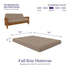 Materasso per futon DHP Trule da 6 pollici con molle Bonnell