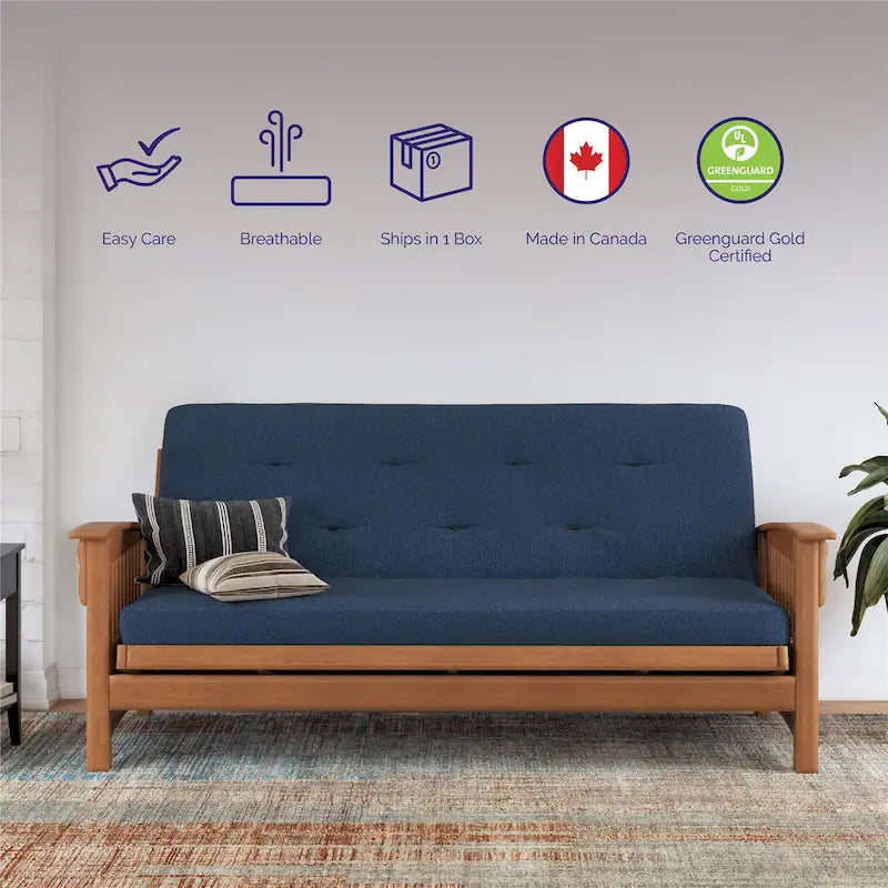 Materasso per futon DHP Trule da 6 pollici con molle Bonnell