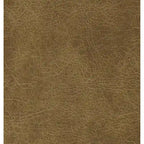Pouf decorativo piccolo in similpelle marrone anticata