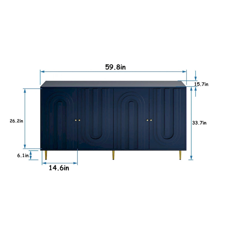 Credenza Moderna Mobile Credenza Buffet Contenitore Mobiletto