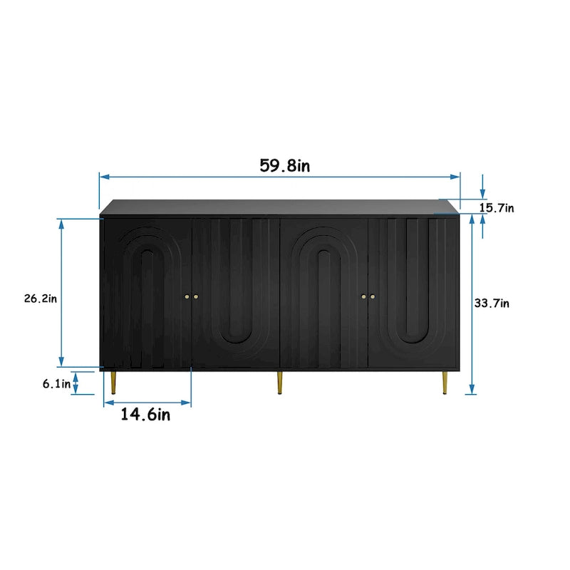 Credenza Moderna Mobile Credenza Buffet Contenitore Mobiletto