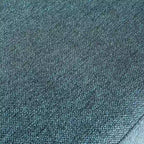 Sgabello Poggiapiedi Ottomano Quadrato in Tessuto Piccolo con Gambe in Legno Massiccio