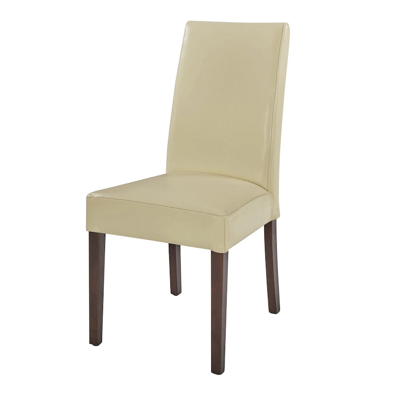 Sedia da pranzo in pelle Hartford, set da 2