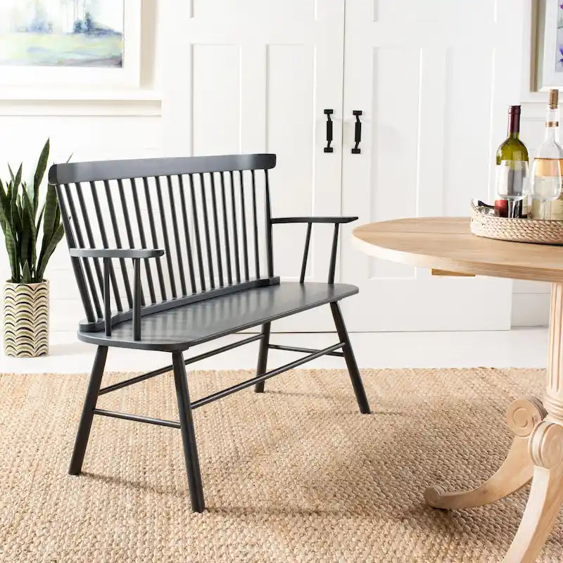 Divanetto Spindleback in Stile Rustico, 48L x 22P x 36A