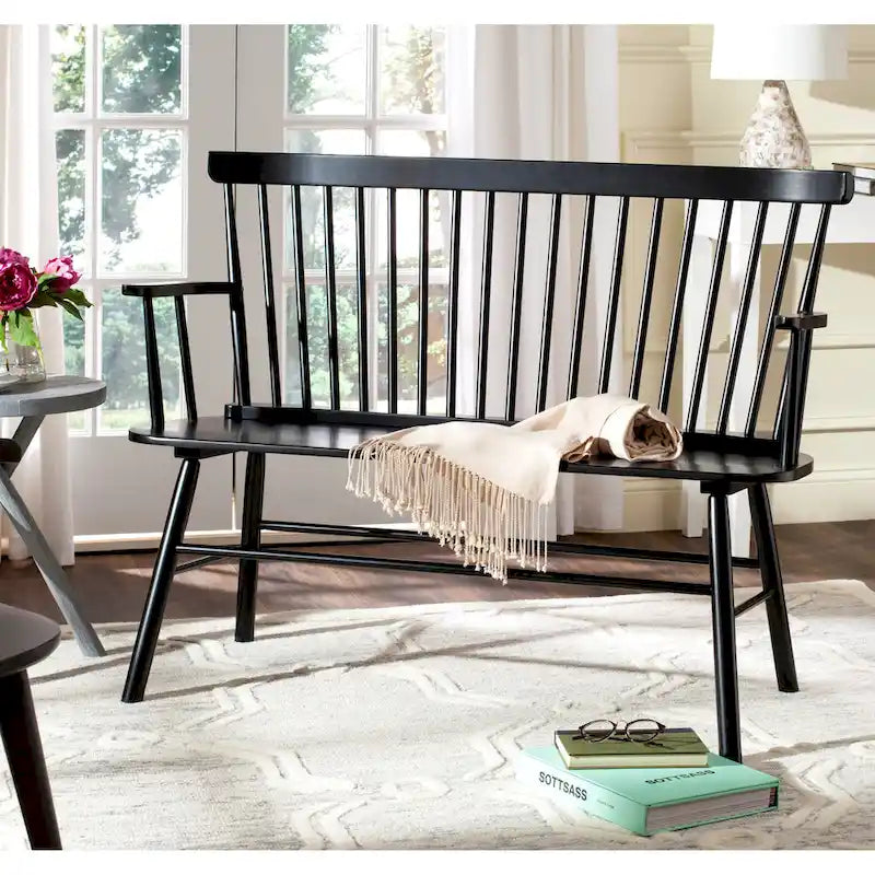 SAFAVIEH Gracija Spindleback Settee - 48 x 22.4 x 36 - 48W x 22D x 36H