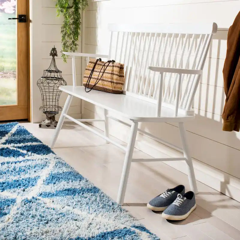 Divanetto Spindleback in Stile Rustico, 48L x 22P x 36A