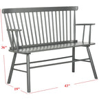 Divanetto Spindleback in Stile Rustico, 48L x 22P x 36A