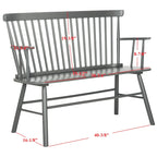 Divanetto Spindleback in Stile Rustico, 48L x 22P x 36A