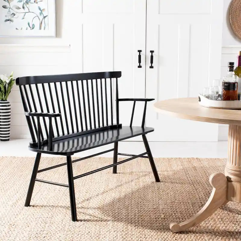 Divanetto Spindleback in Stile Rustico, 48L x 22P x 36A