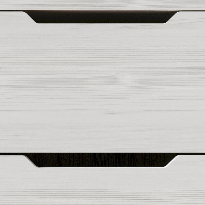Cassettiera in legno a 6 cassetti con gambe affusolate