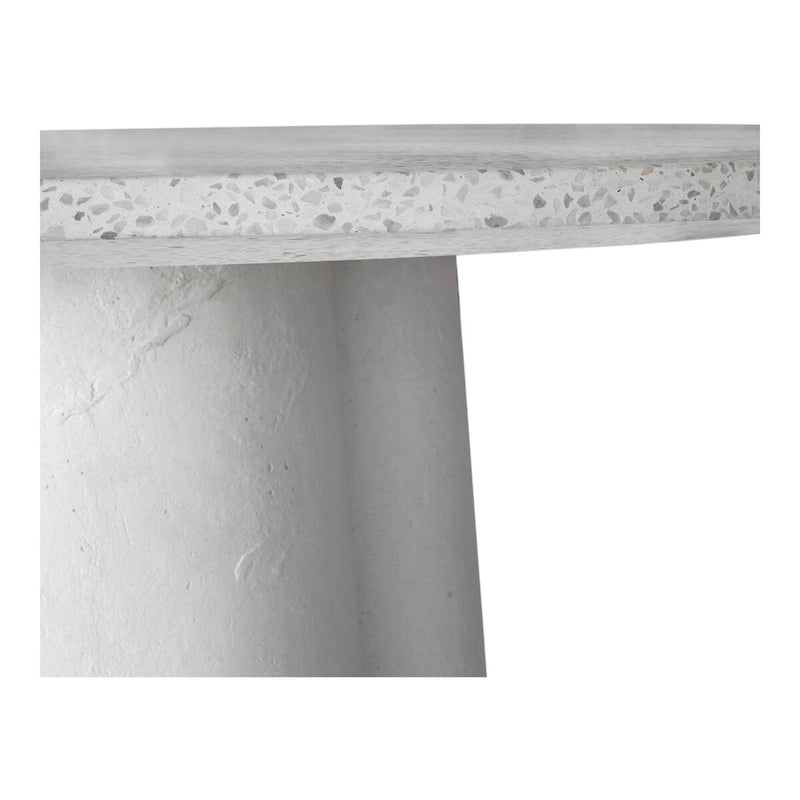 Tavolo da pranzo Aurelle Home moderno con base in cemento e terrazzo