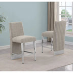 Best Quality Furniture Sedia con rivestimento a pieghe e borchie cromate - N/A