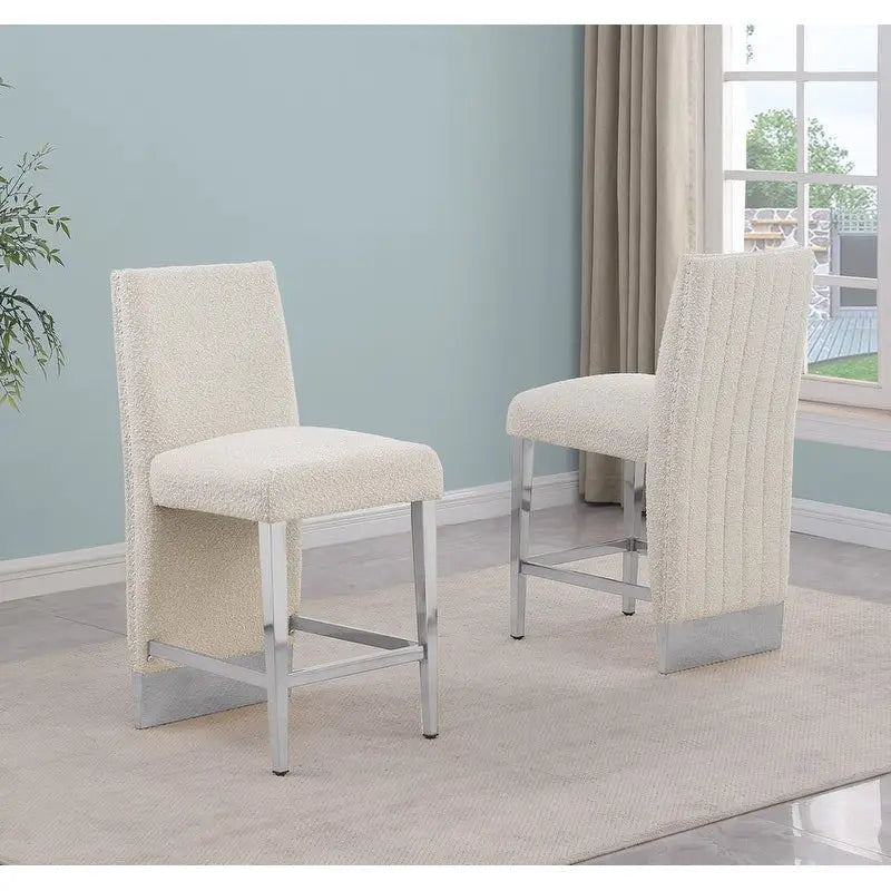 Best Quality Furniture Sedia con rivestimento a pieghe e borchie cromate - N/A