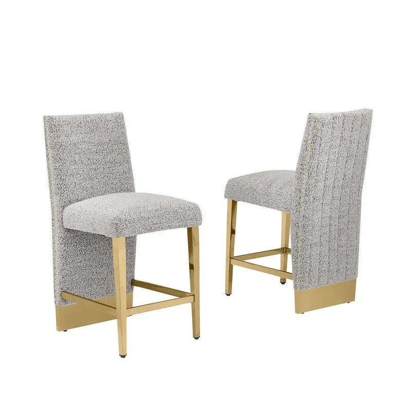 Best Quality Furniture Sedia con rivestimento a pieghe e borchie cromate - N/A