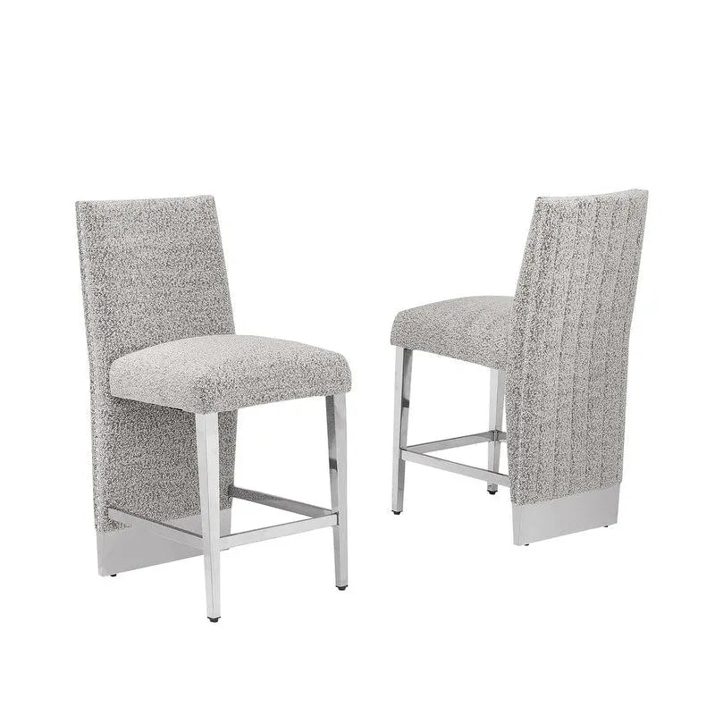 Best Quality Furniture Sedia con rivestimento a pieghe e borchie cromate - N/A