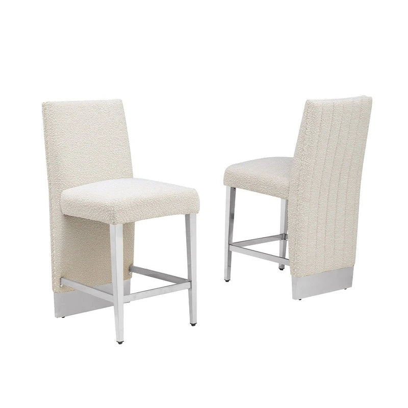 Best Quality Furniture Sedia con rivestimento a pieghe e borchie cromate - N/A